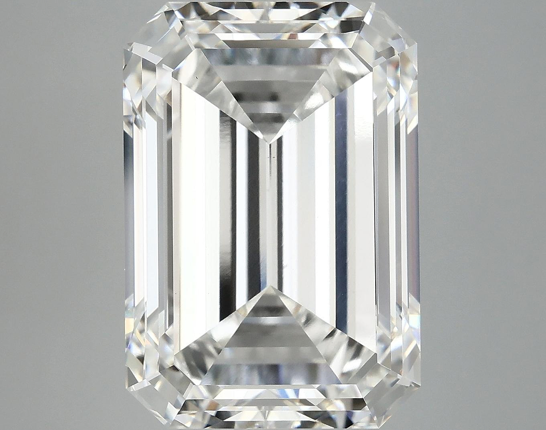 12.08 Carat Emerald Shaped Ideal Cut VS1 IGI Certified Lab Grown Diamond