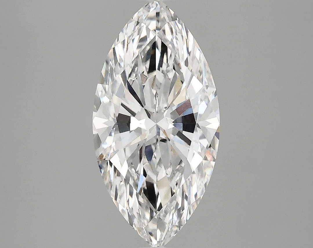 2.52 Carat Marquise Shaped Ideal Cut VVS2 IGI Certified Lab Grown Diamond