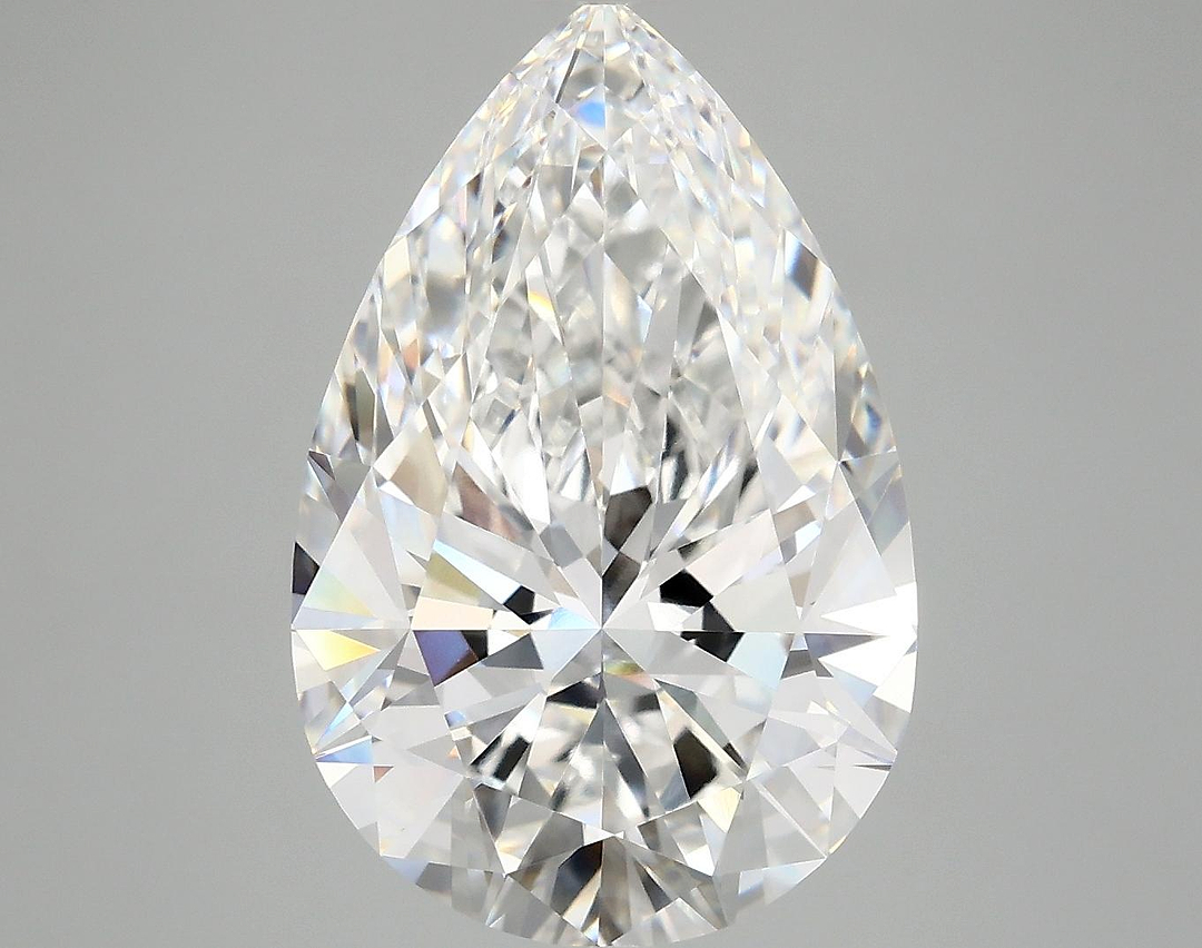 6.3 Carat Pear Shaped Excellent Cut VVS2 IGI Certified Lab Grown Diamond