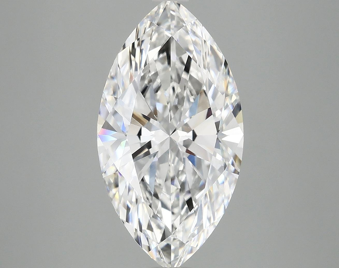 3.81 Carat Marquise Shaped Excellent Cut VVS2 IGI Certified Lab Grown Diamond