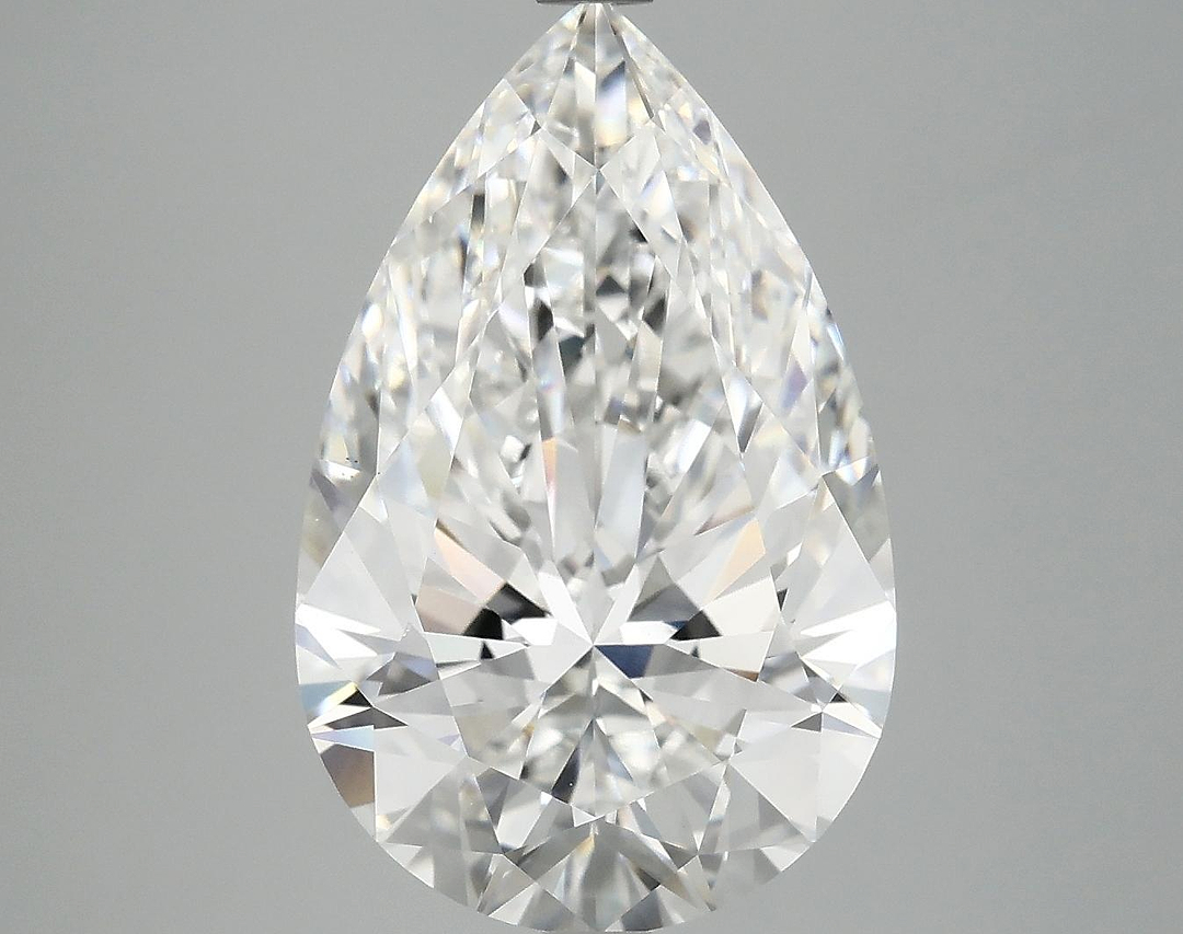 6.19 Carat Pear Shaped Ideal Cut VS1 IGI Certified Lab Grown Diamond