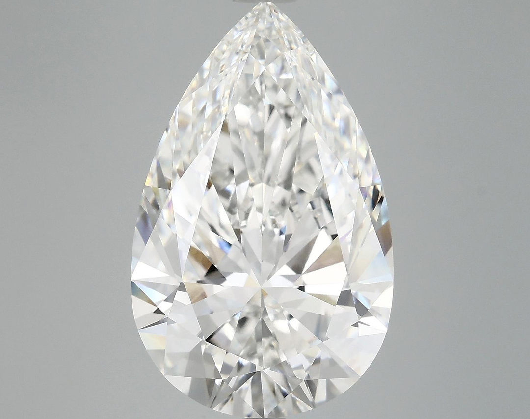 7.33 Carat Pear Shaped Ideal Cut VVS2 IGI Certified Lab Grown Diamond