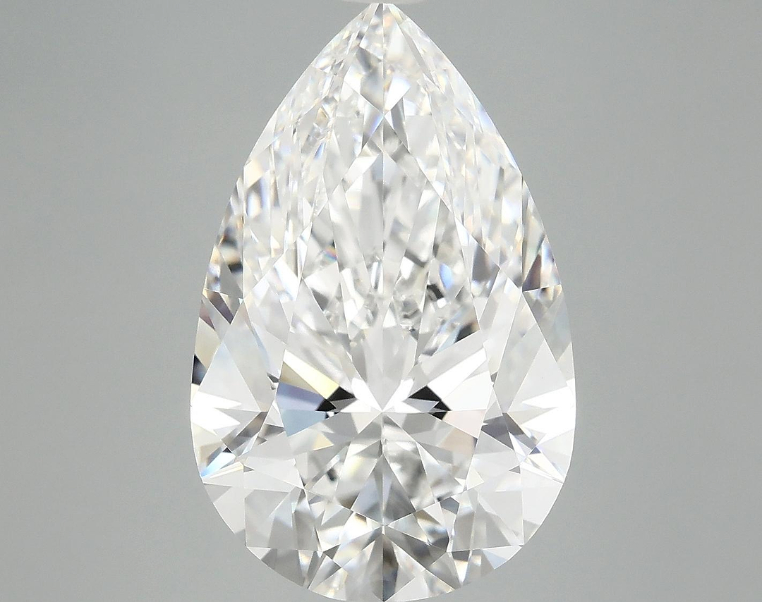 7.11 Carat Pear Shaped Ideal Cut VVS2 IGI Certified Lab Grown Diamond