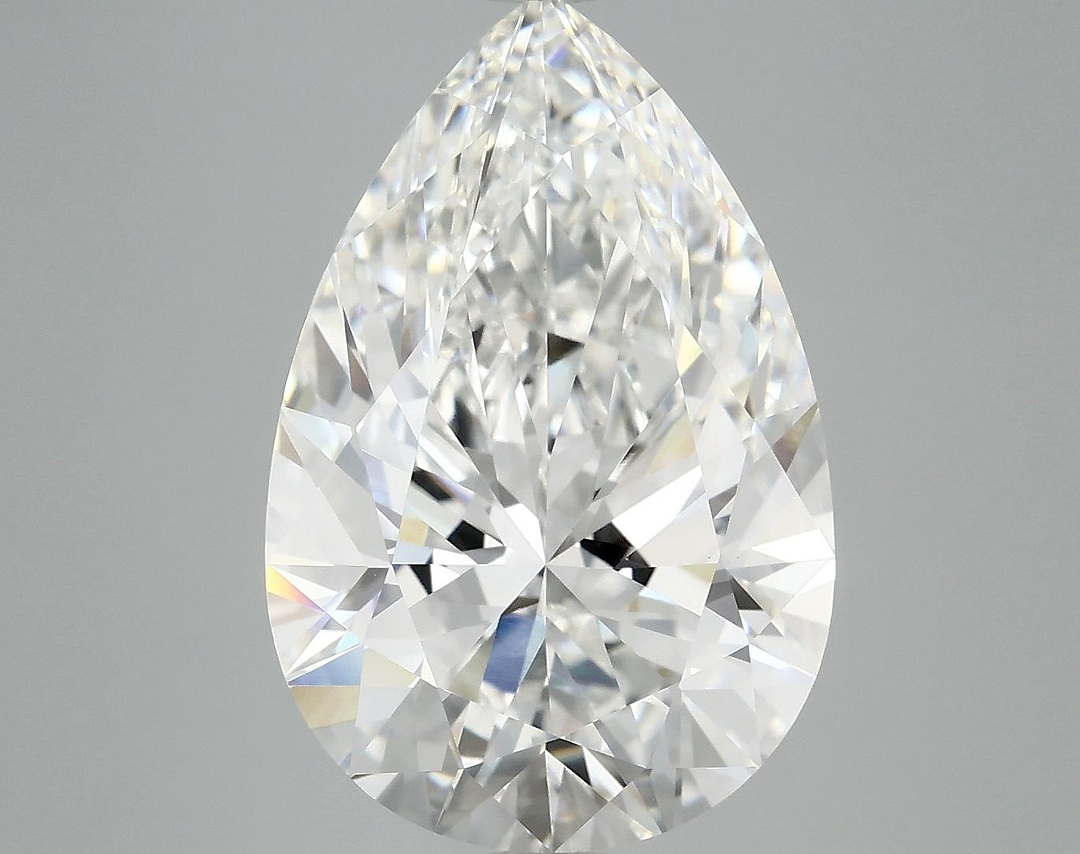 7.14 Carat Pear Shaped Excellent Cut VVS2 IGI Certified Lab Grown Diamond