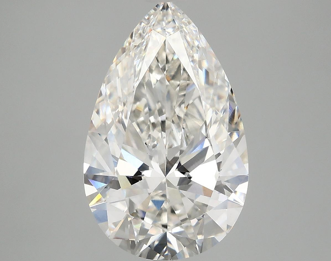 4.0 Carat Pear Shaped Ideal Cut VVS2 IGI Certified Lab Grown Diamond