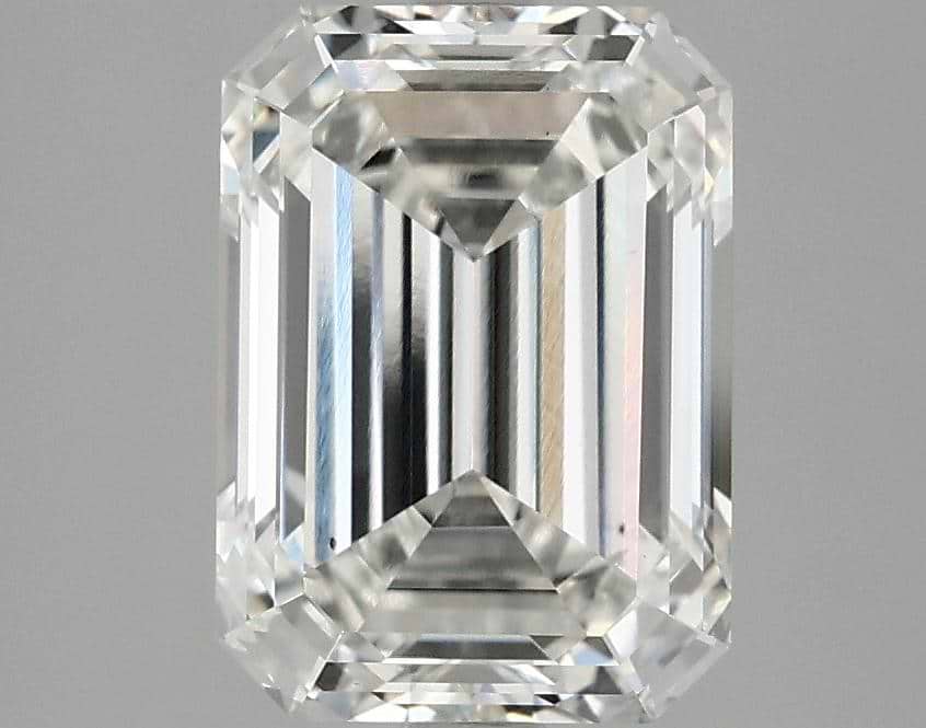 3.1 Carat Emerald Shaped Excellent Cut SI1 IGI Certified Lab Grown Diamond
