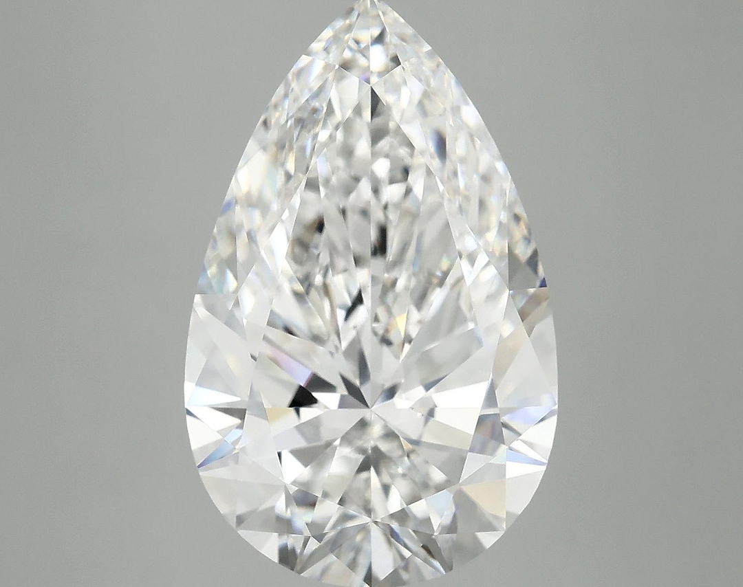 7.01 Carat Pear Shaped Ideal Cut VVS2 IGI Certified Lab Grown Diamond