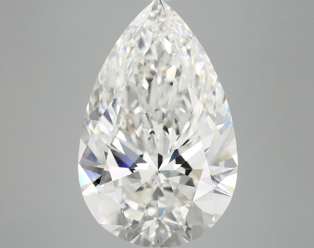 7.06 Carat Pear Shaped Ideal Cut VVS2 IGI Certified Lab Grown Diamond