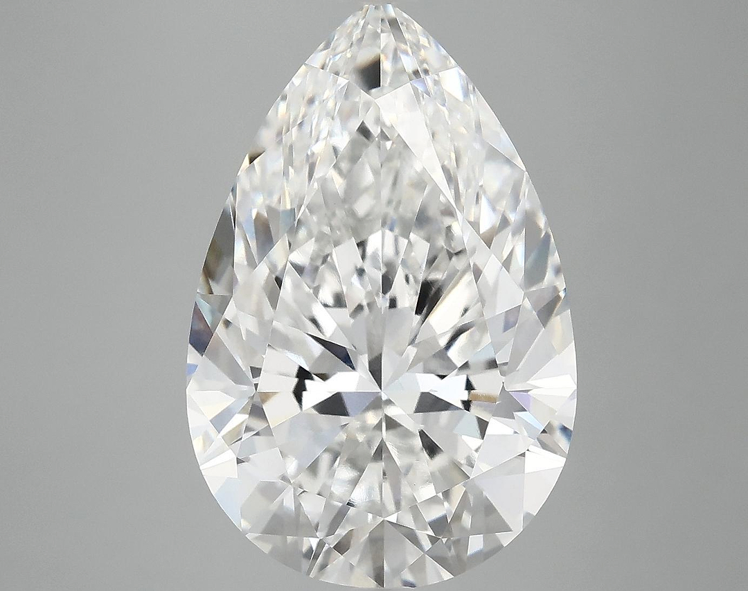 7.02 Carat Pear Shaped Excellent Cut VVS2 IGI Certified Lab Grown Diamond
