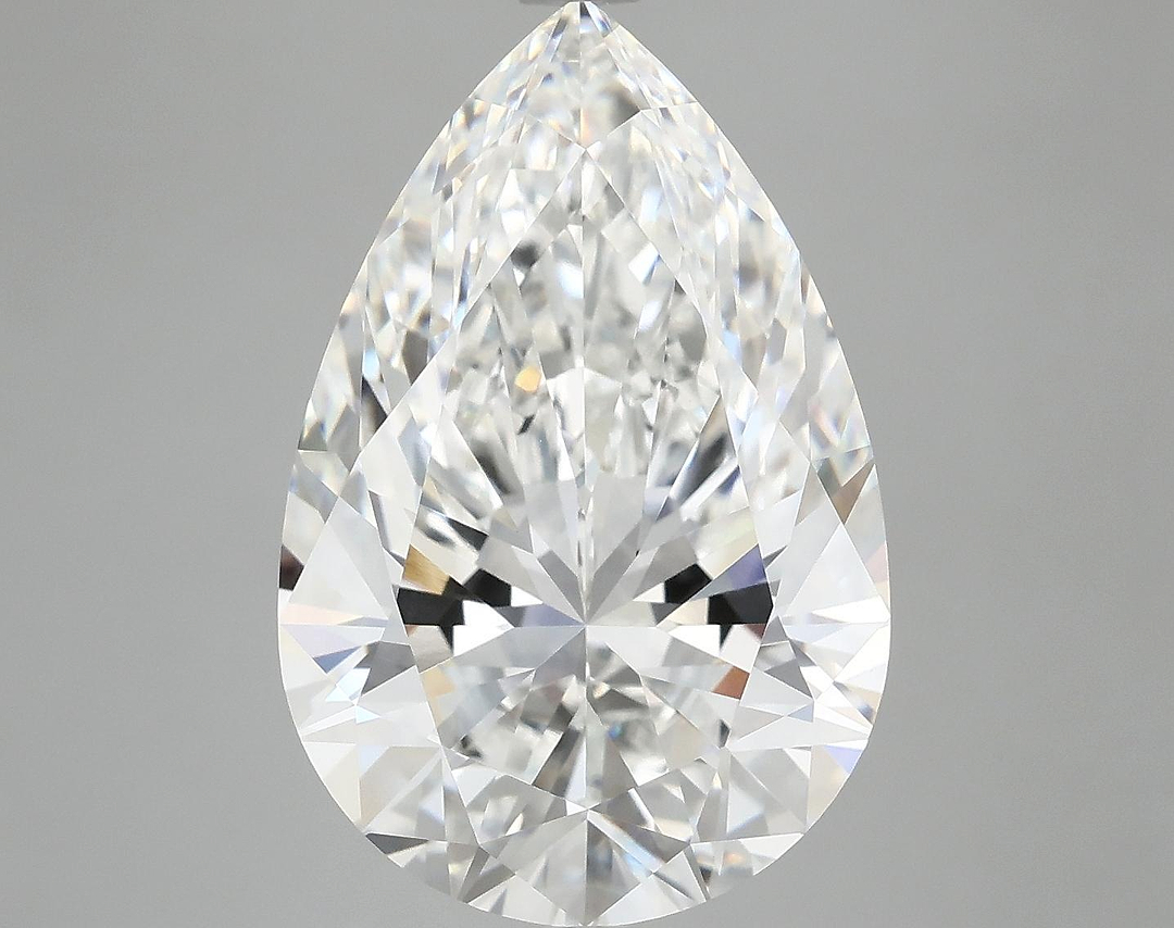 7.18 Carat Pear Shaped Excellent Cut VVS2 IGI Certified Lab Grown Diamond