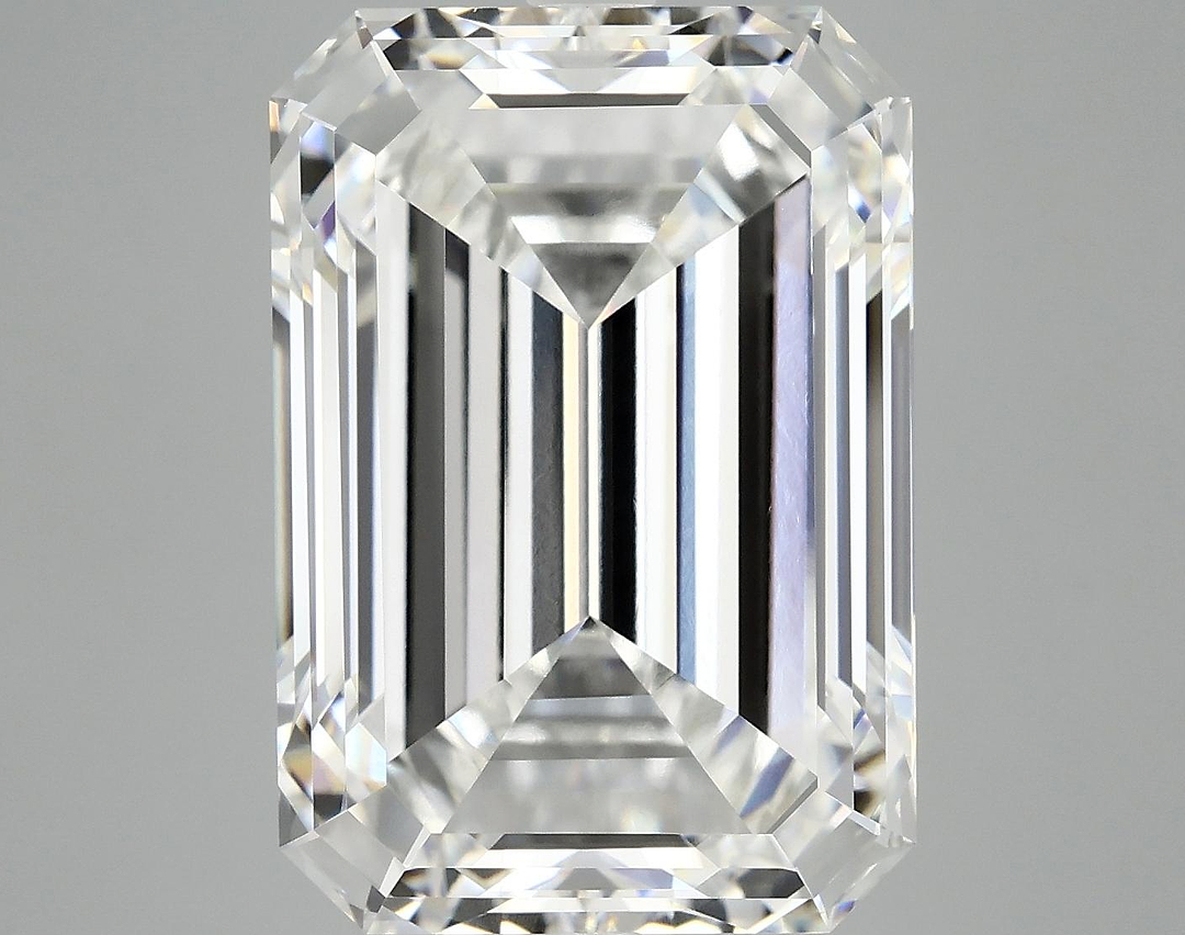 12.12 Carat Emerald Shaped Ideal Cut VVS2 IGI Certified Lab Grown Diamond