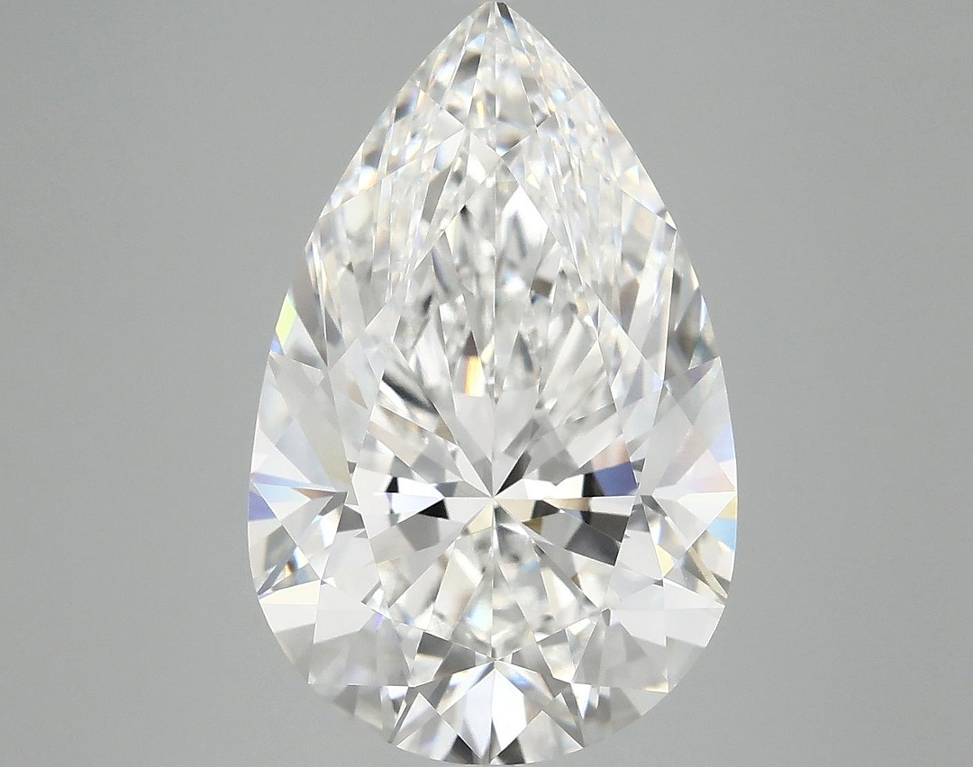 7.11 Carat Pear Shaped Ideal Cut VVS2 IGI Certified Lab Grown Diamond