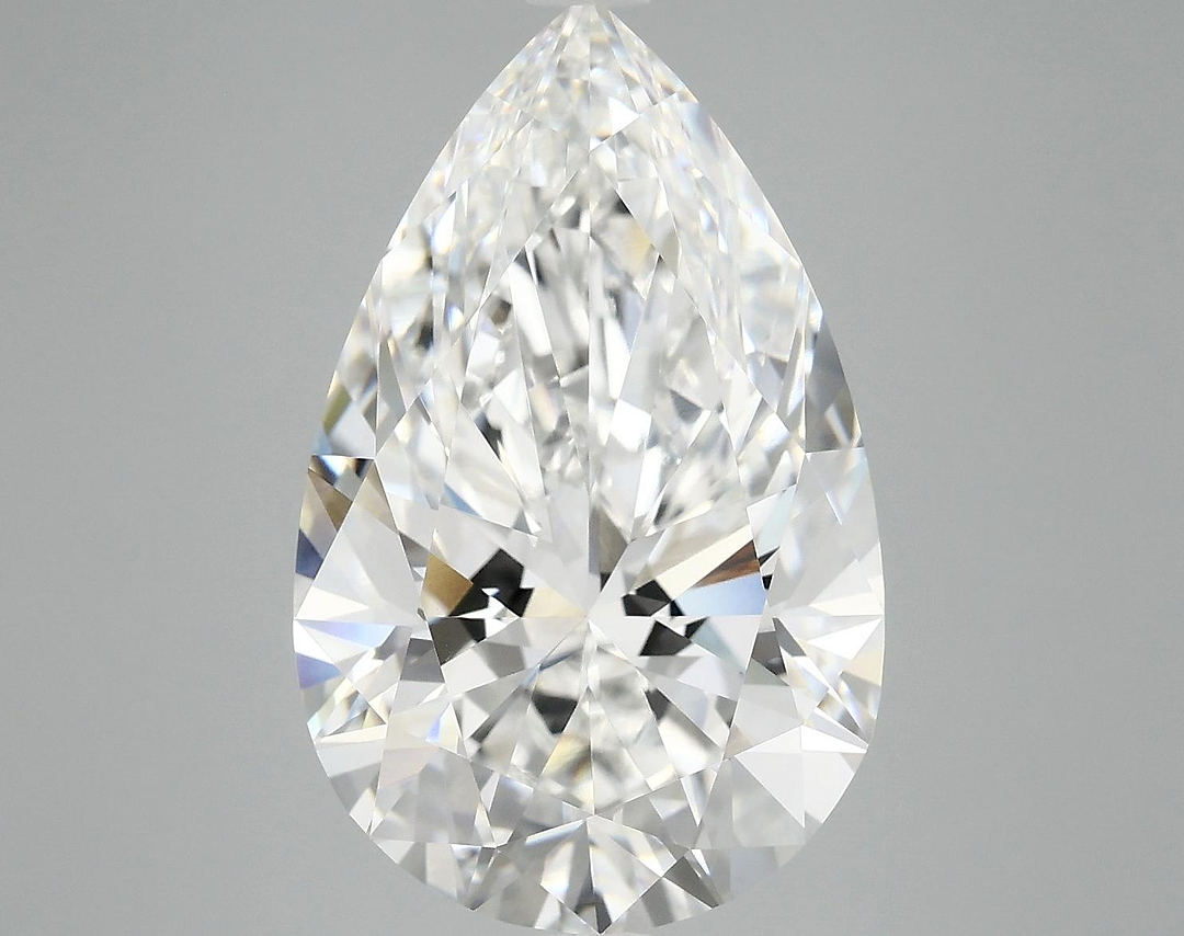 7.14 Carat Pear Shaped Ideal Cut VVS2 IGI Certified Lab Grown Diamond