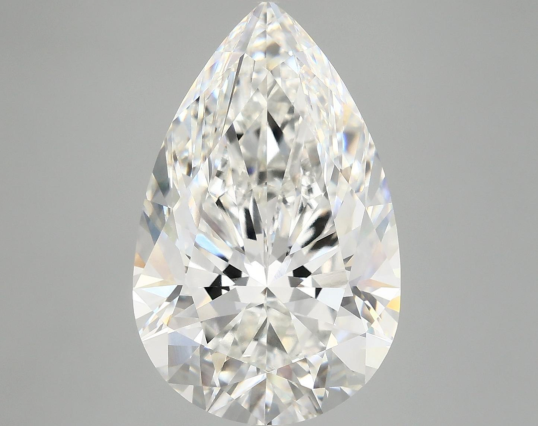 7.67 Carat Pear Shaped Ideal Cut VVS2 IGI Certified Lab Grown Diamond