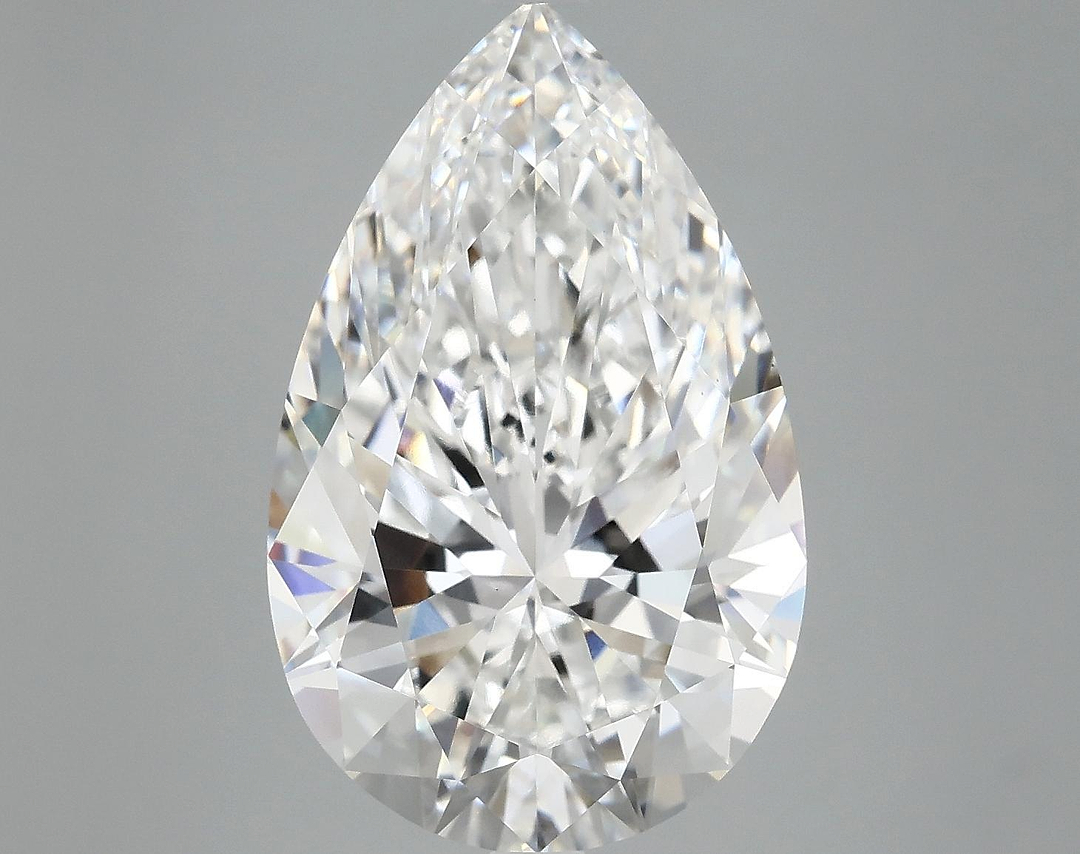 7.31 Carat Pear Shaped Ideal Cut VS1 IGI Certified Lab Grown Diamond