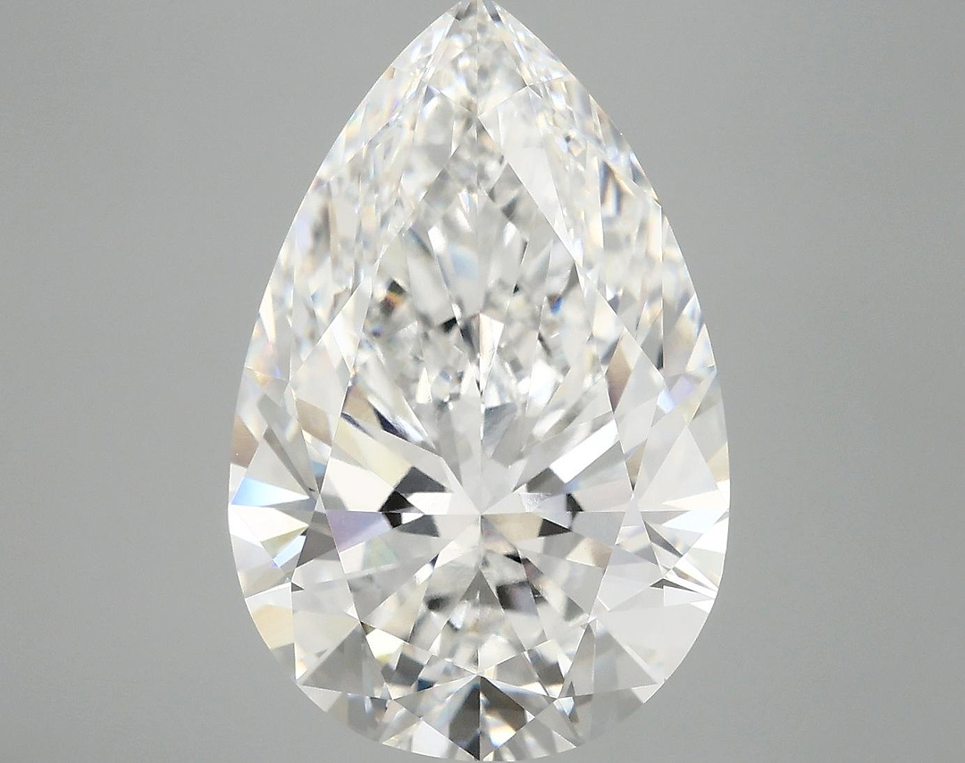 7.41 Carat Pear Shaped Excellent Cut VVS2 IGI Certified Lab Grown Diamond