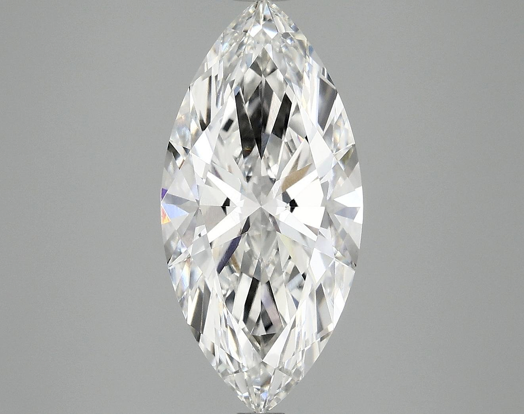 3.14 Carat Marquise Shaped Excellent Cut VVS2 IGI Certified Lab Grown Diamond