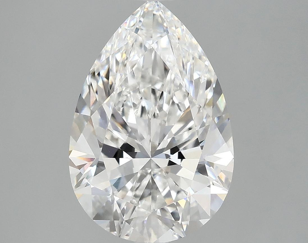 3.51 Carat Pear Shaped Excellent Cut VVS2 IGI Certified Lab Grown Diamond