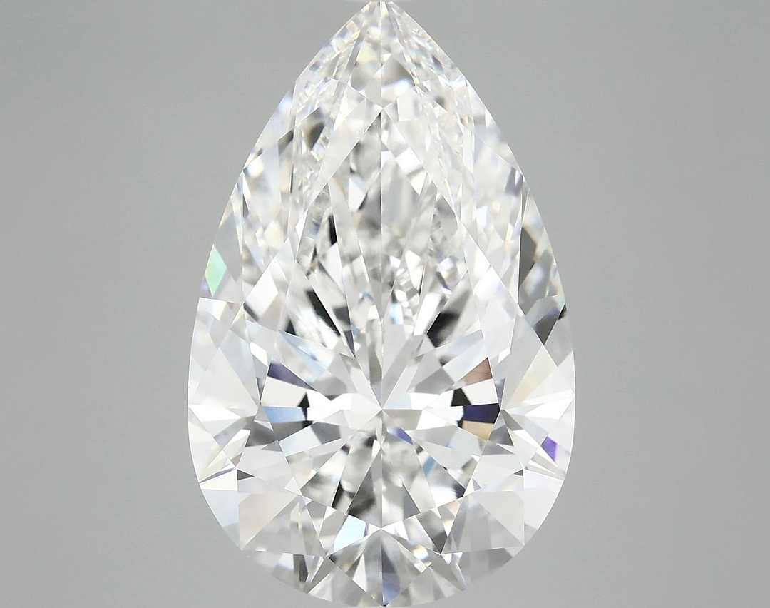 7.12 Carat Pear Shaped Ideal Cut VVS2 IGI Certified Lab Grown Diamond