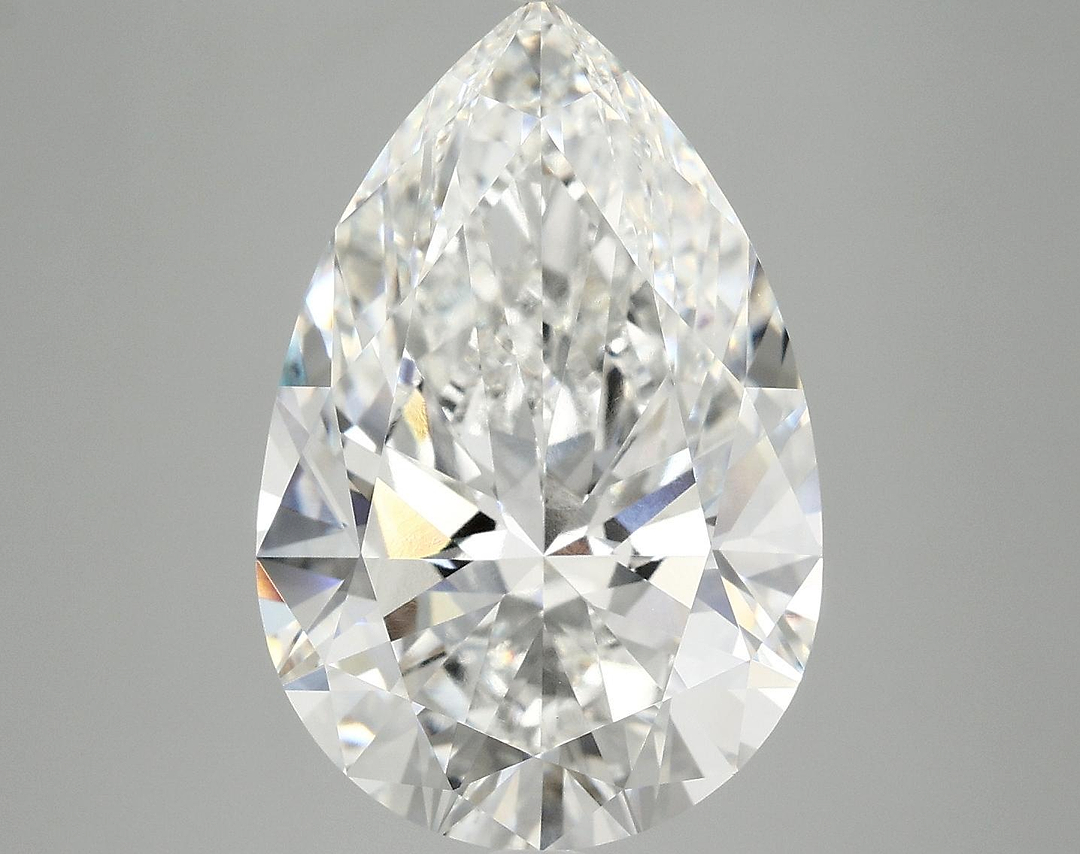 7.43 Carat Pear Shaped Excellent Cut VVS2 IGI Certified Lab Grown Diamond