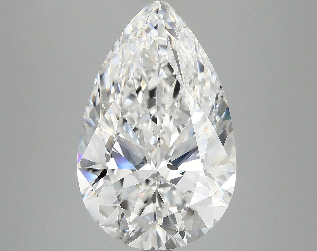 7.11 Carat Pear Shaped Ideal Cut VVS2 IGI Certified Lab Grown Diamond