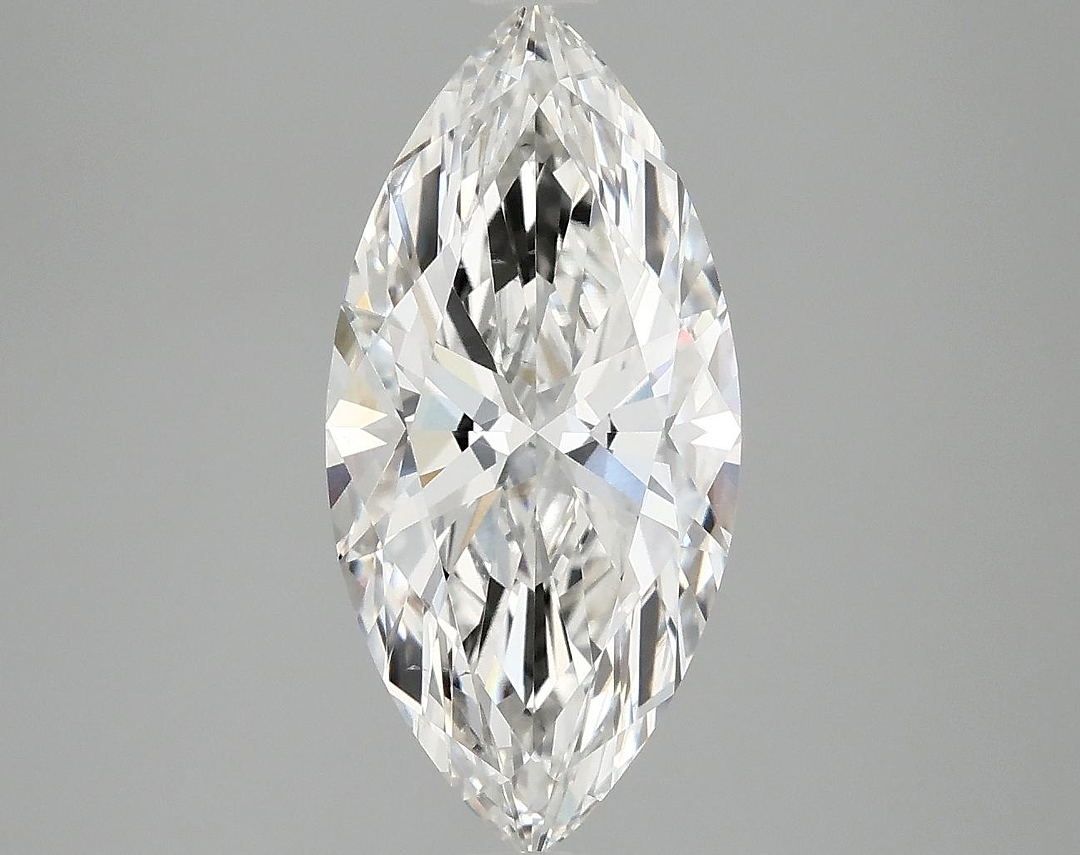 2.52 Carat Marquise Shaped Excellent Cut VVS2 IGI Certified Lab Grown Diamond