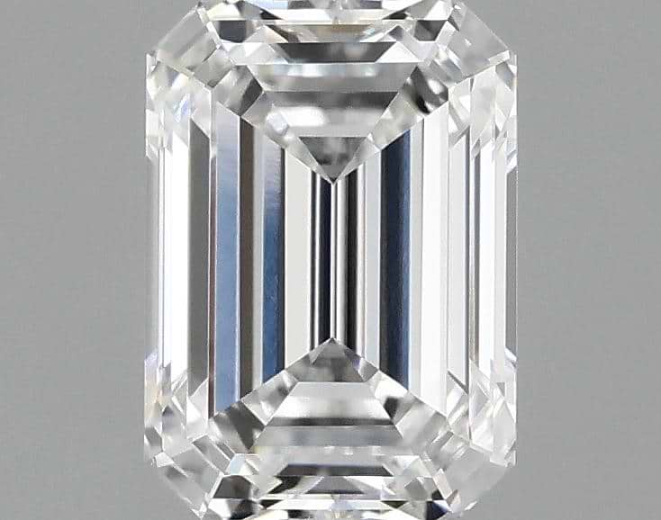 1.09 Carat Emerald Shaped Ideal Cut VVS2 IGI Certified Lab Grown Diamond