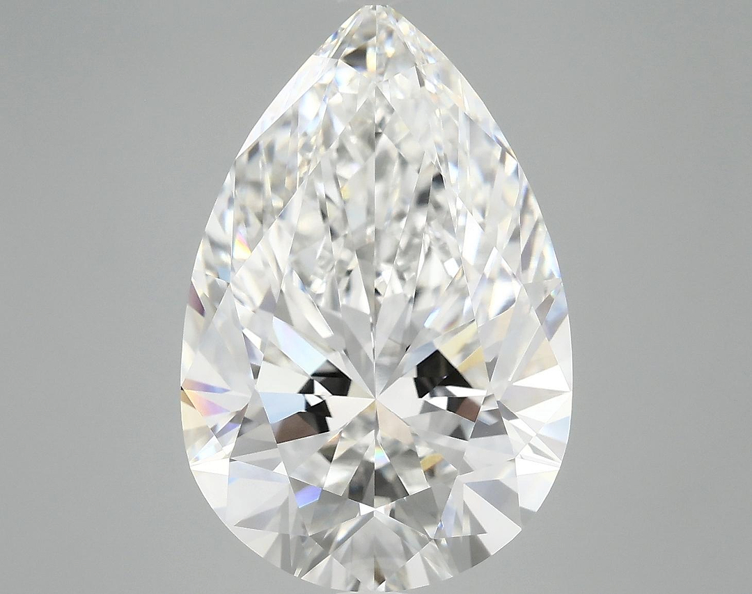 7.18 Carat Pear Shaped Excellent Cut VVS2 IGI Certified Lab Grown Diamond