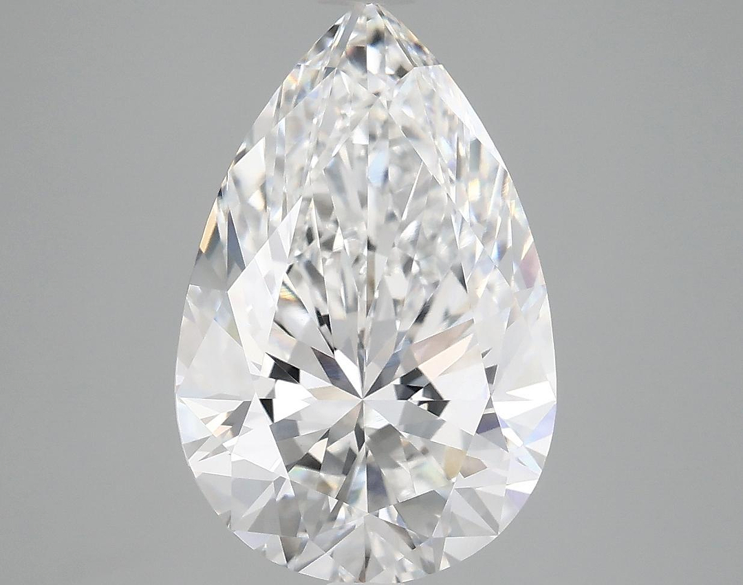 4.85 Carat Pear Shaped Excellent Cut VVS2 IGI Certified Lab Grown Diamond