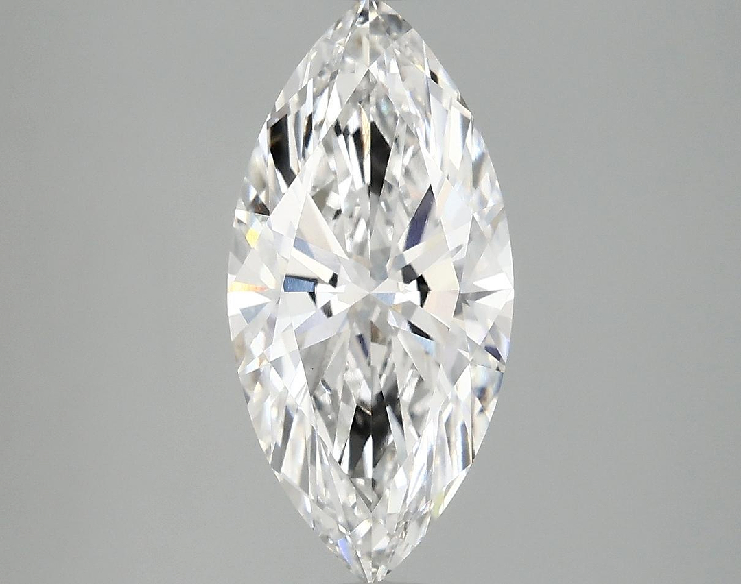 2.5 Carat Marquise Shaped Excellent Cut VVS2 IGI Certified Lab Grown Diamond