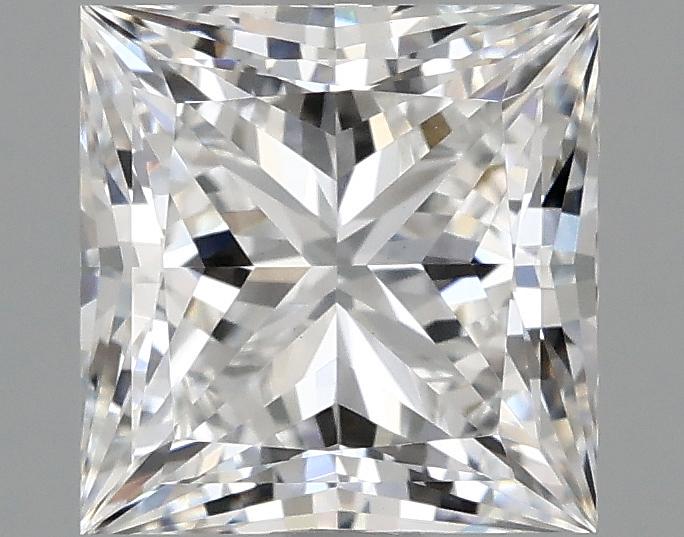 1.68 Carat Princess Shaped Ideal Cut VS1 IGI Certified Lab Grown Diamond