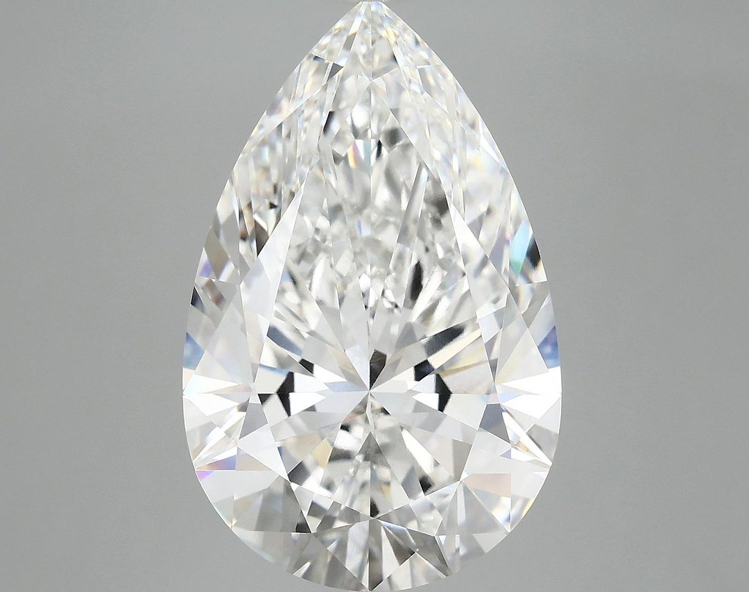 8.14 Carat Pear Shaped Ideal Cut VVS2 IGI Certified Lab Grown Diamond