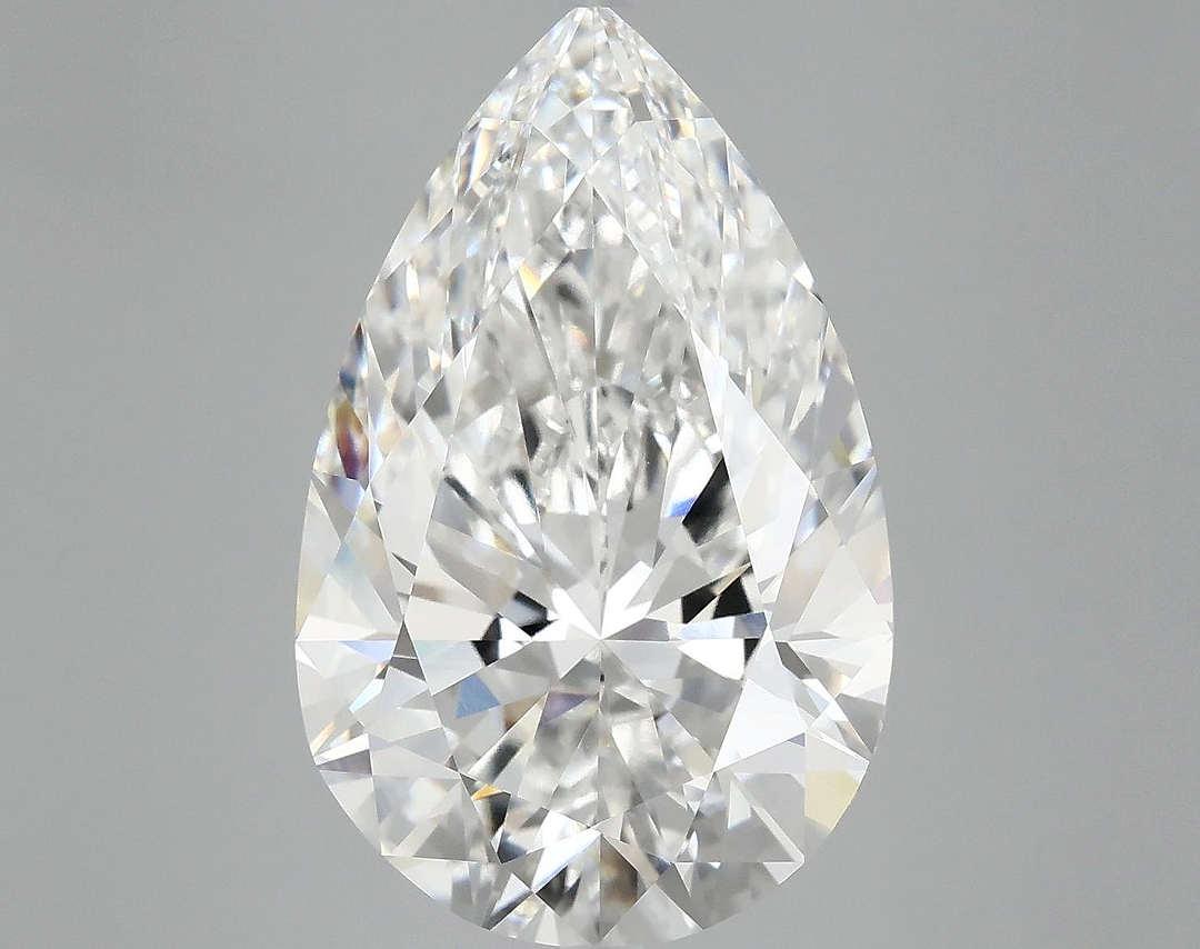 7.98 Carat Pear Shaped Ideal Cut VVS2 IGI Certified Lab Grown Diamond