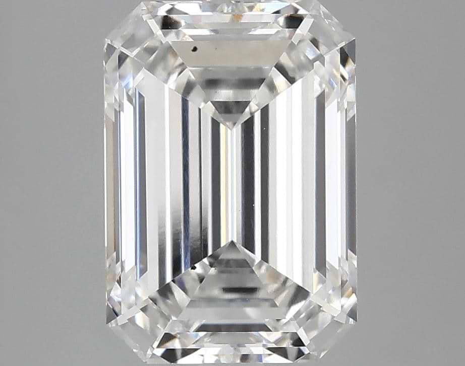 3.49 Carat Emerald Shaped Ideal Cut VS2 IGI Certified Lab Grown Diamond