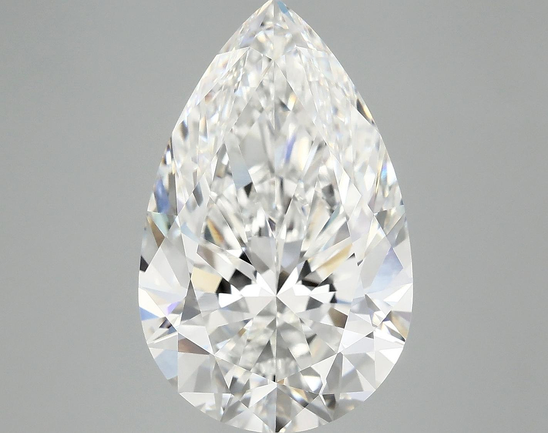 7.03 Carat Pear Shaped Ideal Cut VVS2 IGI Certified Lab Grown Diamond