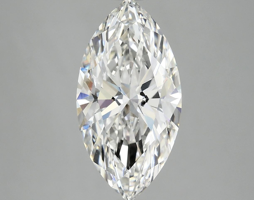 3.08 Carat Marquise Shaped Ideal Cut VVS2 IGI Certified Lab Grown Diamond