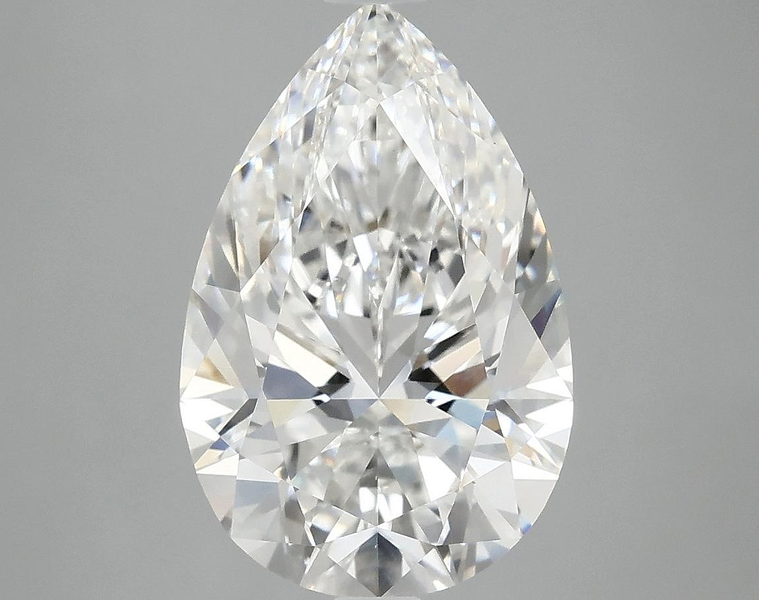 4.02 Carat Pear Shaped Excellent Cut VVS2 IGI Certified Lab Grown Diamond