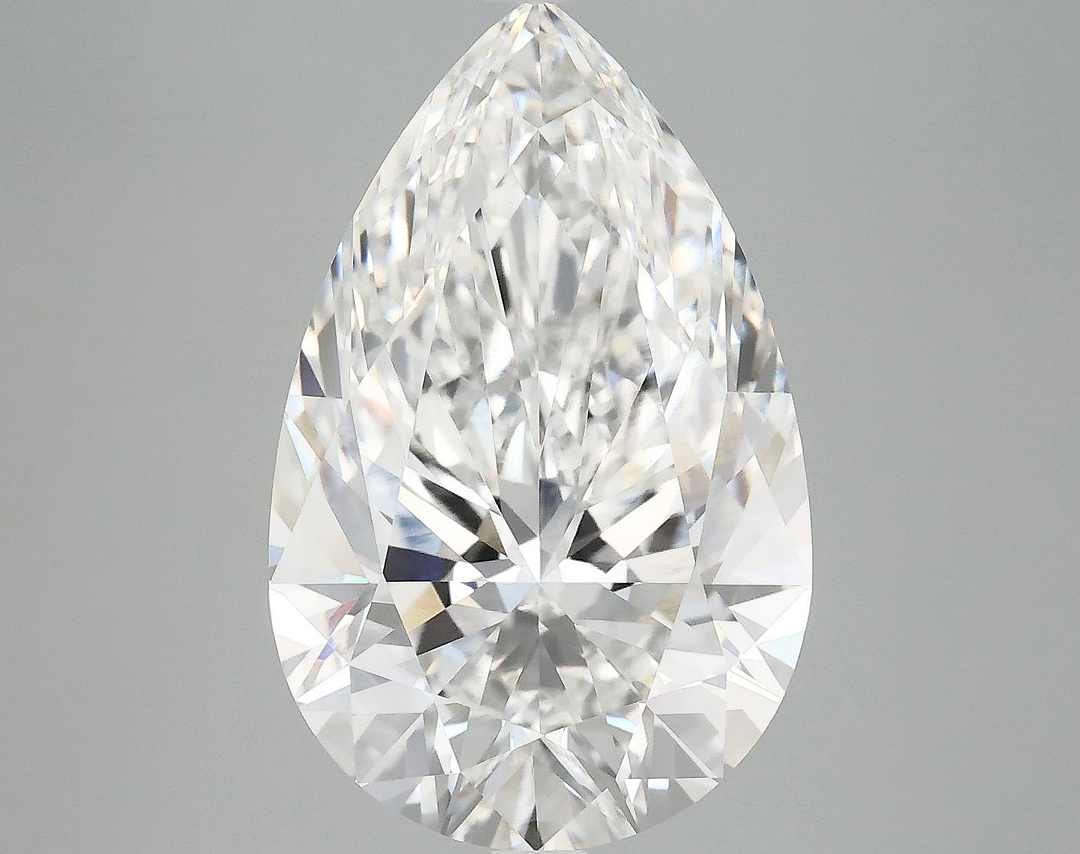 7.13 Carat Pear Shaped Ideal Cut VVS2 IGI Certified Lab Grown Diamond