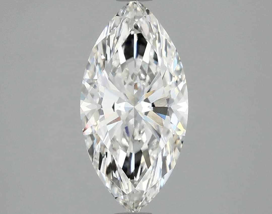 1.97 Carat Marquise Shaped Ideal Cut VVS2 IGI Certified Lab Grown Diamond