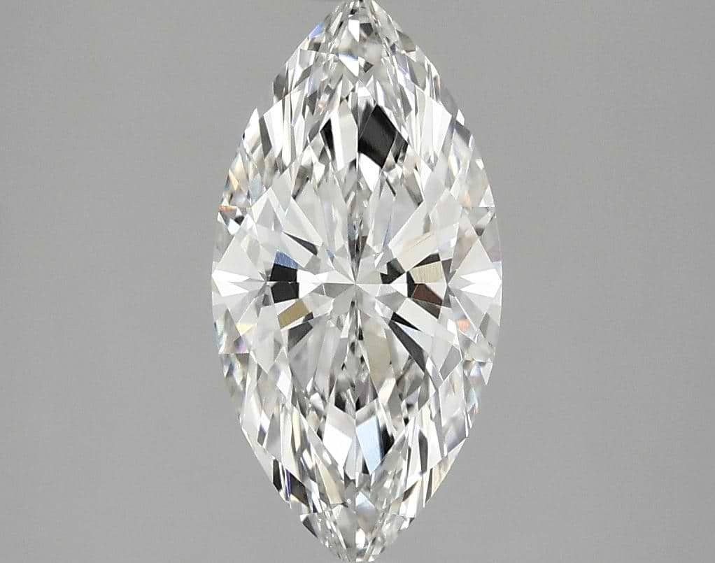 1.51 Carat Marquise Shaped Ideal Cut VVS2 IGI Certified Lab Grown Diamond