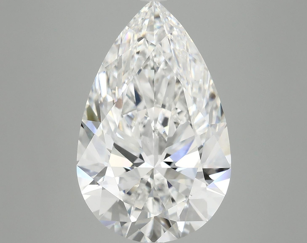 7.27 Carat Pear Shaped Ideal Cut VVS2 IGI Certified Lab Grown Diamond