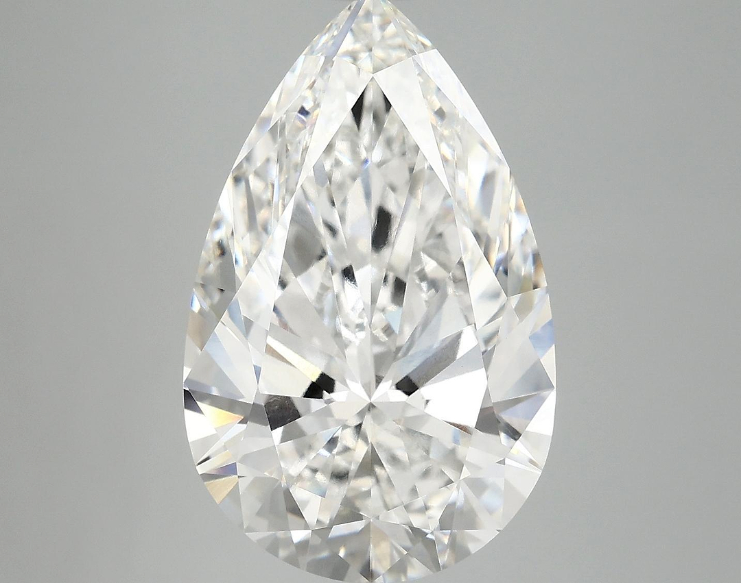 7.15 Carat Pear Shaped Ideal Cut VVS2 IGI Certified Lab Grown Diamond