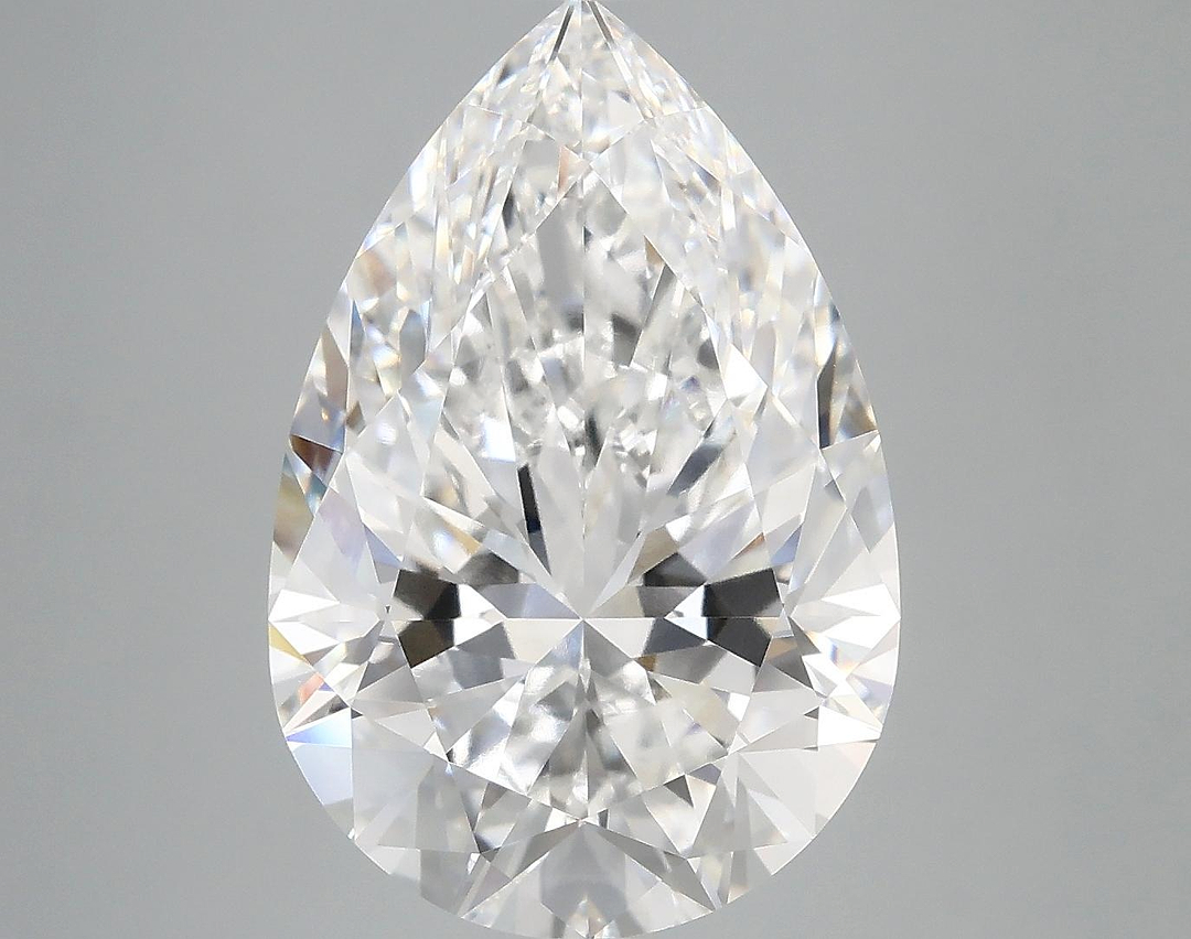 6.98 Carat Pear Shaped Excellent Cut VVS2 IGI Certified Lab Grown Diamond