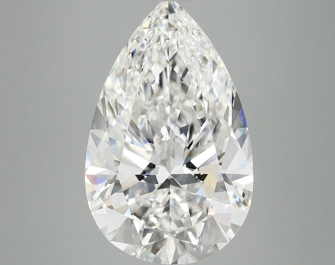 7.06 Carat Pear Shaped Ideal Cut VS1 IGI Certified Lab Grown Diamond