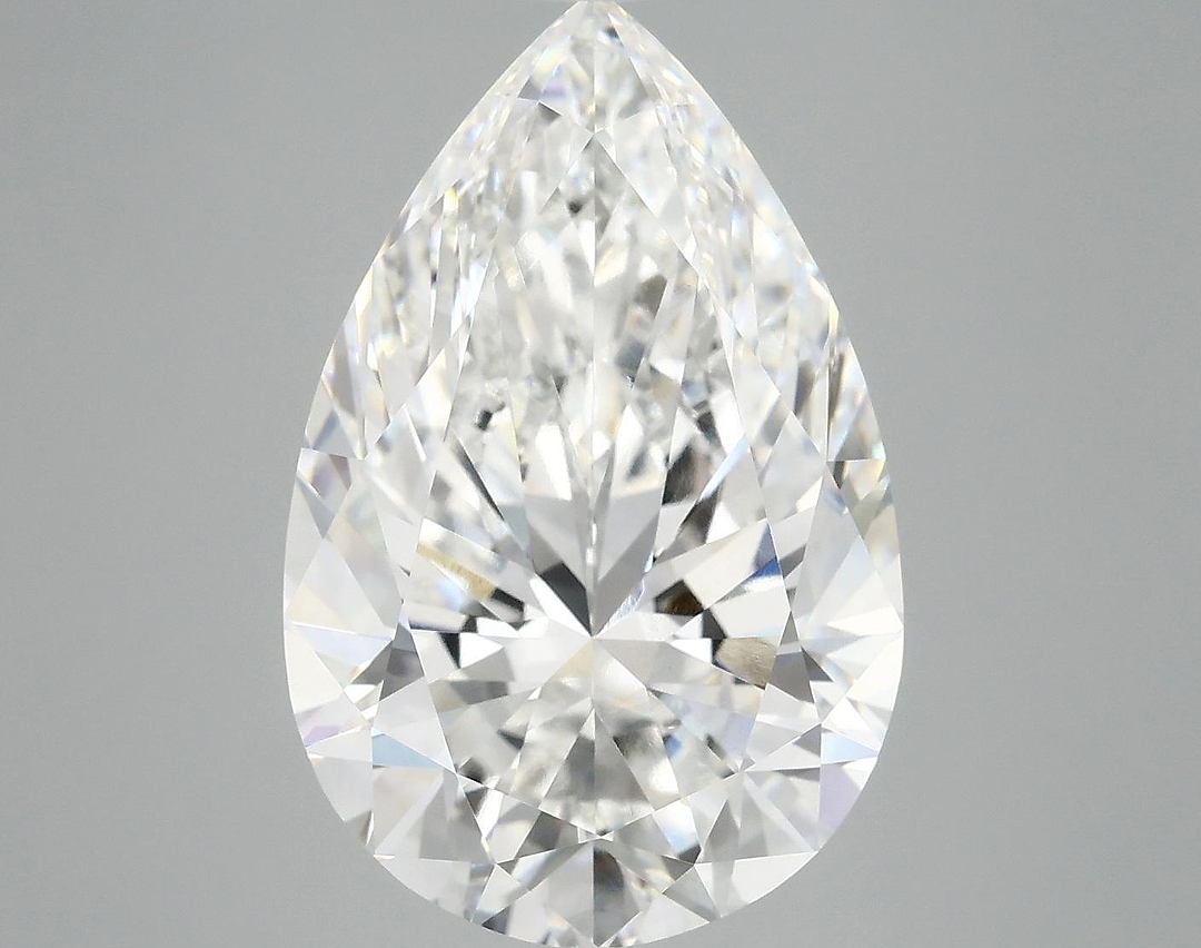 7.19 Carat Pear Shaped Ideal Cut VVS2 IGI Certified Lab Grown Diamond
