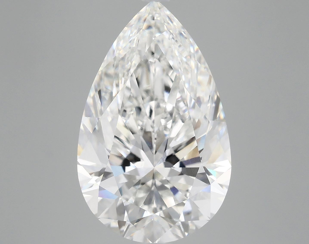 7.45 Carat Pear Shaped Ideal Cut VVS2 IGI Certified Lab Grown Diamond