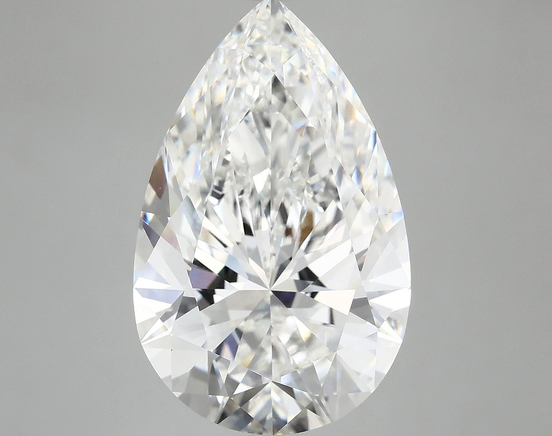 7.52 Carat Pear Shaped Ideal Cut VVS2 IGI Certified Lab Grown Diamond
