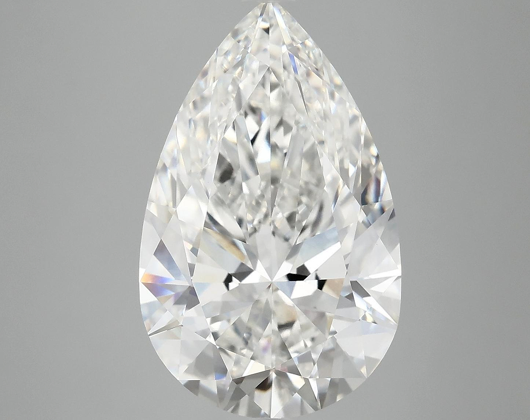7.04 Carat Pear Shaped Ideal Cut VVS2 IGI Certified Lab Grown Diamond