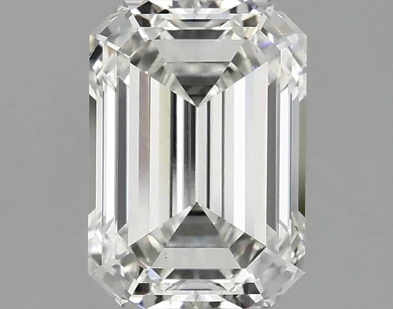2.5 Carat Emerald Shaped Ideal Cut VS1 IGI Certified Lab Grown Diamond