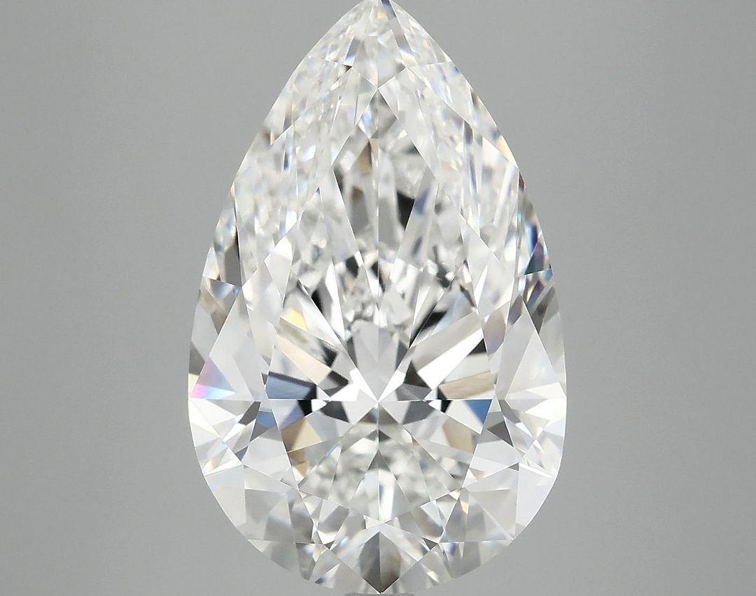 7.11 Carat Pear Shaped Ideal Cut VVS2 IGI Certified Lab Grown Diamond